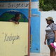 Howard student in Haiti (courtesy of Victoria M. Walker)